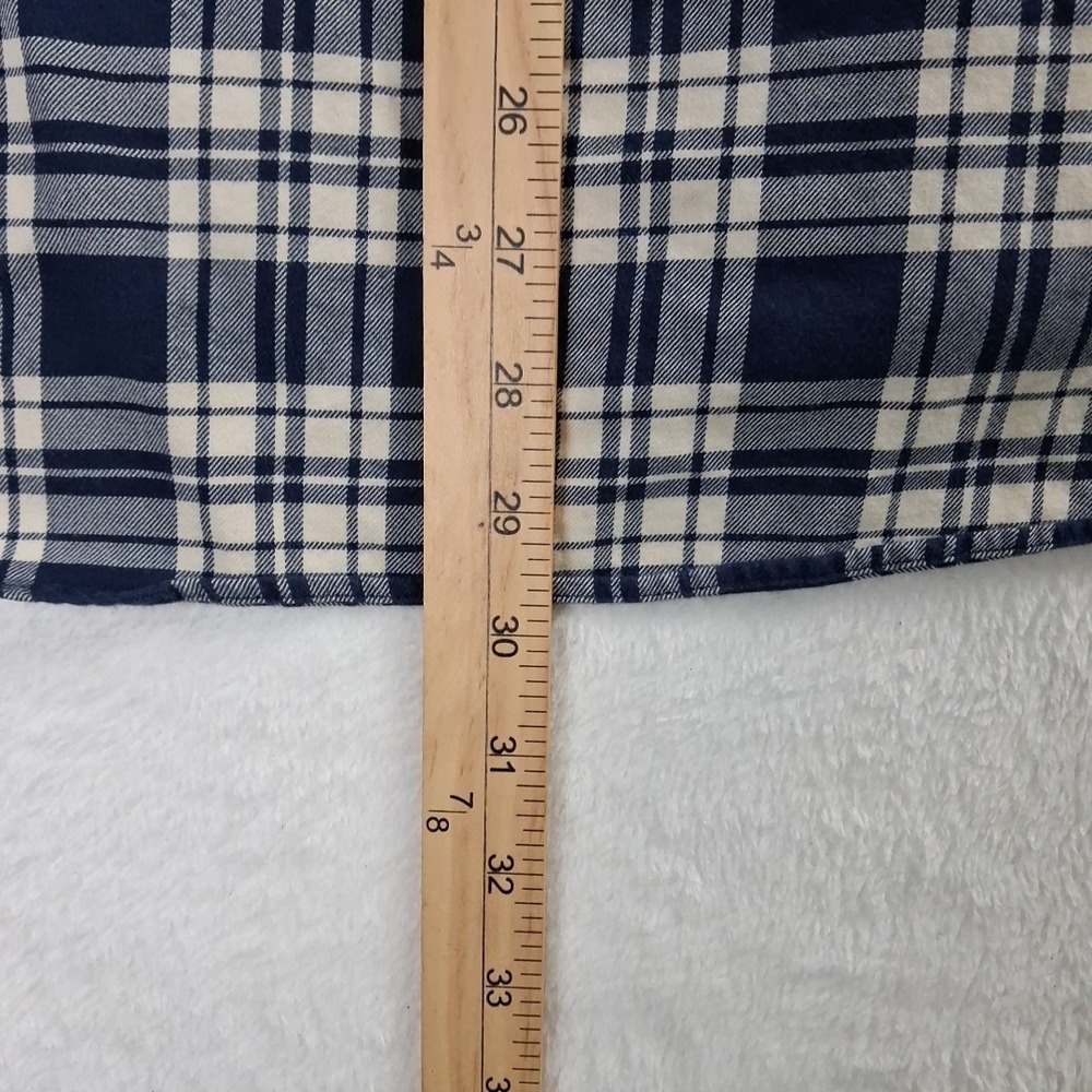 Ralph Lauren Shirt Mens XL Blue White Plaid Long Sleeve Button Down Classic - Picture 9 of 10